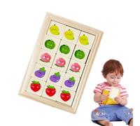 de Bloques - Juguete Educativo con diseño de Dibujos Animados - de Madera Inteligente - para y Familia formación en el Aula Desarrollo de la lógica jardín