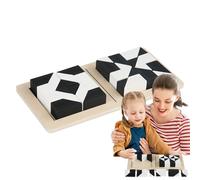 de Bloques para Les, Bloques de muestras | Bloques de escondite en y negro - Preschool Aprendizaje de Juguetes, Puzzles, Juguetes para Niños y