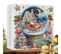 de Bola de Nieve navideña, desafiantes de Navidad con Santa, decoración Colorida para el hogar, Mesa, Estudio, habitación, Fiesta