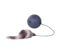 de bola rodante para gato, juego de seducción con cola larga y automática de movimiento - bolas de movimiento automático - para mascotas y gatos, perros, hogar, jardín, interior al aire libre