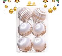 de bolas de Navidad de terciopelo, bolas de Navidad inastillables, juego de bolas de árbol de terciopelo con cuerda de metal para en casa