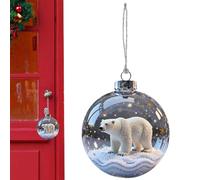 De Bolas De Navidad - Decoraciones De Temporada Con Bolas Para Animales En Abdominales De 2,76 Pulgadas | Colgantes Con Acabado Mate Y Brillante Brillantes Decoraciones Fiestas | Palin