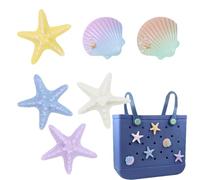de bolsa de playa - Starfish Shell Tote, Agregue un toque de color a su bolso Bogg con este conjunto de , Se référer au descriptif, Consulte la descripción, Consulte la descripción