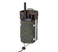 de botella de agua para mochila genérica | Plaid Cloth & Malla, 7.1 en x 3.1 en | Outdoor Hydration Pouch, Hiking Trekking Accessory | Shoulder Strap Bottle Carrier, Army Green, Se référer au