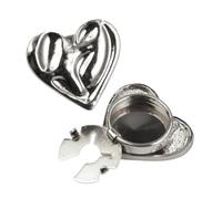 de botones - Creación de joyas en forma de corazón hecha a mano en 2 partes | Botones recubiertos para coser camisas, blusas, ropa, abrigos, jeans, y uso diario. Hermoso