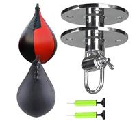 de Boxeo para Adultos - Kit de entrenamiento de Boxeo Speed Ball con bomba de aire giratoria | Bolso reflejo resistente para el hogar, el gimnasio, la oficina, los hombres, las mujeres, el