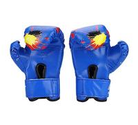 de Boxeo para Niños, de Boxeo para Niños, de Boxeo para Niños Pequeños, de Piel Sintética, Transpirables para Usar en Niños de 2 a 11 Años (Blue)