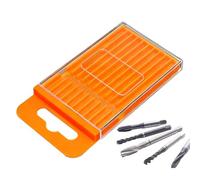 de brocas | portátil extraíble para piezas pequeñas | Estuche para brocas, para proyectos de bricolaje, taller, herramientas de garaje, llave giratoria, piezas pequeñas