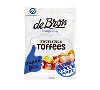 De Bron Sugar Free Fruit and Juice Toffees (Pack of 6)