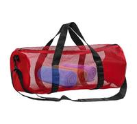 de buceo de malla, de extra grande | Bolsas de esnórquel plegables de malla de nailon con base impermeable, bolsas cilíndricas para equipo de buceo para aletas y de playa de