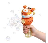 de burbujas manual para niños Manivela interactiva y divertida, accesorios | Máquina de Burbujas Portátil para Niños Para Niños Al Aire Libre Camping Verano Parques Jardine Naranja