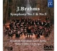 De Burgos & Berlin Rso - Brahms: Symphonies Nos. 1 & 3 [l [Alemania] [DVD]