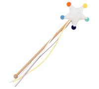 de burlas para gatos | Juguete de pesca hecho a mano para gatos | de gato de nube de luna para perseguir | Juguete de caña de pescar para gatos para entrenar y ejercitar a los gatos