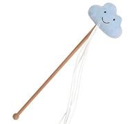 de burlas para gatos | Juguete de pesca hecho a mano para gatos | de gato de nube de luna para perseguir | Juguete de caña de pescar para gatos para entrenar y ejercitar a los gatos