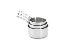 De Buyer, 3 CAZOS MILADY INOX MILADY Ø 16-18-20CM,-3410.03