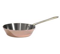 De Buyer 6450.13 - Mini sartén (Cobre y Acero Inoxidable, Mango de latón, 13 cm)