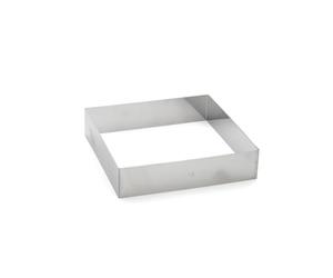De Buyer, ARO CUADRADO, INOX 20 CM, ALT 4.5 CM,20 x 20 cm-3906.20