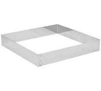 De Buyer, ARO CUADRADO INOX 28 CMX28CM ALTO 4.5 CM,3906.28