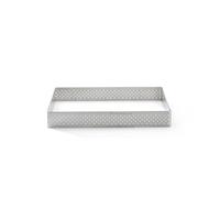 De Buyer, ARO PEQUEÑO CUADRADO PERFORADO 8 CMX8CM ALTURA 2CM,3099.20 | Fabricado en Francia, tecnología AIR SYSTEM, micro-perforaciones para cocción rápida y homogénea para resultados crujientes