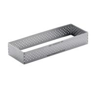 De Buyer, ARO RECTANGULO PERFORADO 12X4CM, ALT 2CM,-3099.30 | 12 x 4 x 2 cm, fabricado en Francia, tecnología AIR SYSTEM