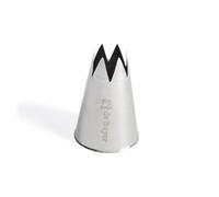 De Buyer, BOQUILLA INOX, DENTADA, F6, Ø2,3CM,F6, 6 dientes-2112.23N