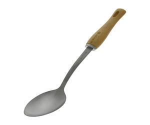 De Buyer Cuhara de servir con mango de madera De Buyer B Bois acero inoxidable