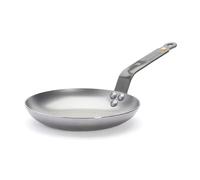 de Buyer MINERAL B - Sartén para tortillas de acero al carbono, 8 pulgadas de diámetro, naturalmente antiadherente, fabricado en Francia