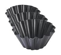 DE BUYER, MINI BRIOCHE 10CM,Ø 10Cm- 14 ranuras-4702.10 (Paquete de 3)