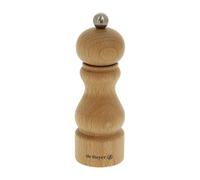 De Buyer Molinillo de sal y pimienta Rumba cerámica 14 cm madera de haya-claro