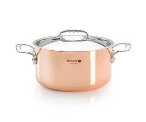 De Buyer Olla inducción con tapa Prima Matera 28 cm