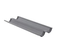 De Buyer, PLACA PAR 2 BAGUETTE 37x16,2x2,5cm,4713.02