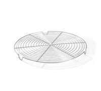 De Buyer, REJILLA CON PIE,Diámetro 28 cm-0237.28 | Soporte ideal para Surelever Tartes, Pizzas, Pastelería y otras preparaciones aún calientes