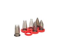 De Buyer, STARTER SET : 6 BOQUILLAS TRITAN CON SOPORTE--4150.07 | 16,5 x 8,5 x 7 cm