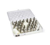 De Buyer, SURTIDO 35 BOQUILLAS INOX +ADAPTATOR,27,9 x 20,1 x 10,9 cm-2114.10