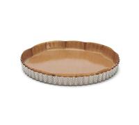 De Buyer, TARTERA PERFORADA REDONDA ACANALADA FONDO DESMONTABLE ø28 CM Diámetro 28 cm-3214.28