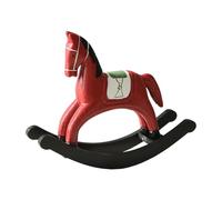 de caballo balancín - Estatua de madera clásica, decoración tradicional del hogar, decoración del dormitorio, figura decorativa con diseño atemporal | de madera para familia, amigos
