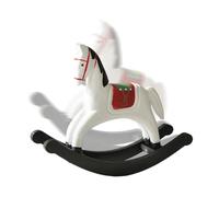 de Caballo - Estatua de Escritorio de Madera Tallada a Mano pequeño Caballo balancín | Acento Decorativo, Figura Tradicional Hecha a Mano para Familiares, Amigos, Adultos, Hombres