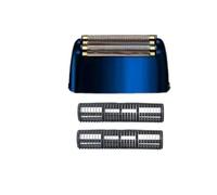 De Cabezal De Repuesto Y Cuchilla Cortadora Compatibles Con BaBylissPRO | Lámina Maquinilla de afeitar eléctrica de metal doble FXFS2, compatible con maquinilla de afeitar Babyliss(Blue)