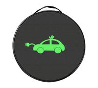 de Cable de Coche eléctrico, Organizador de Gran Capacidad para Cables de Carga, Cables de Salto, portátil para Accesorios de vehículo para Equipo de Carga de Maletero de Viaje