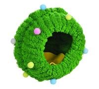 de cacatúas - Cama para pájaros de Felpa de 6,3 Pulgadas | Cueva Suave para Mascotas - Cálido y escondite para pájaros pequeños, hámsteres, periquitos, Canarios, semilleros, Lugar de