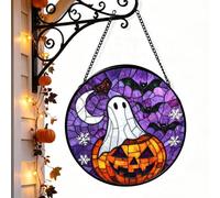 de calabaza de verano a otoño, 20 cm, decoración de para ventana de Halloween