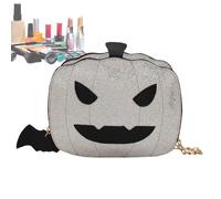 de Calabaza, Monedero de Calabaza - Monedero con Cadena de Hombro Little Devil - Divertidos monederos de Cuero de PU para Halloween, Bolsos novedosos, Bolso de Calabaza para Amigos y Familiares