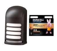 de Calidad + Duracell Optimum Pilas AA (Pack de 8)