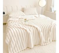 de Cama de Lujo a Rayas - y Cómoda, Ideal para Decoración, Cubre Cama, para en Sofá, Mantilla y . Universal para Todas , La Mejor Opción para Regalos de Vacaciones
