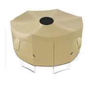 de cama elástica - Sunshade Canopy Awning impermeable | UV Sunblock Tear Resistant Trampoline Shade Tent for Outdoor Sports, Garden, Lawn, Backyard (6FT/8FT/10FT/12FT)