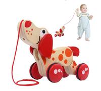 de caminar a disparar - Cachorro de tirar, empujar con cuerda, interactivo para niñas y niños | Juego de actividad motora, divertido juego de aprendizaje temprano para jóvenes