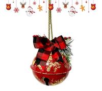De Campana De Patio - Decoración De Vacaciones Audacia, Decoraciones De Metal De Navidad, Campana Colgante De Decoración | Decoración De Jardín Colgante De Temporada con Estilo De Vacaciones