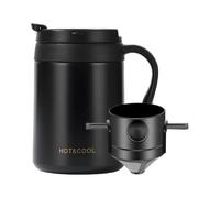 de camping - Acero inoxidable Pour Over Drinkware With Grip Handle, Lightweight Making Cone, Outdoor Travel Maker For Hiking Picnic Garden Holiday Trips | de elaboración reutilizable