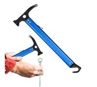 de camping, de estaca de tienda, tienda de campaña al aire libre de estaca, herramientas manuales multifunción Equipo de metal ligero Ergonómico para tracción, clavo