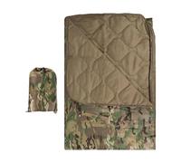 de camping de plumón,Manta de camping impermeable | Manta de viaje al aire libre plegable a prueba de viento | Edredón cálido multifuncional para clima frío, edredón ligero para mochilero para viajes,